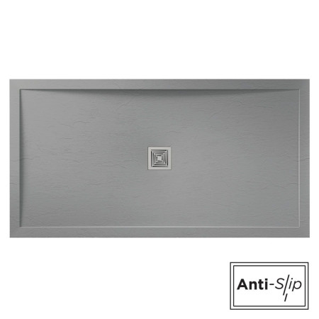 Aquadart Aqualavo 1400 x 700 Rectangular Shower Tray in Grey