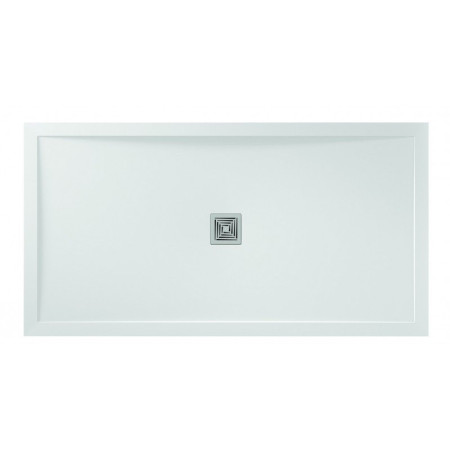 Aquadart Aqualavo 1700 x 800 Rectangular Shower Tray in white