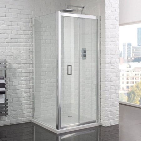 Aquadart Venturi 6 Frameless 1000mm Bifold Shower Door