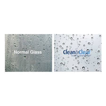 Aquadart Wetroom 10 Smoked Glass Shower Panel 1000mm