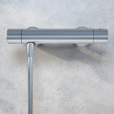 AQ75 Aqualisa AQ75 Thermostatic Mixer Shower Exposed Bar Valve Lifestyle