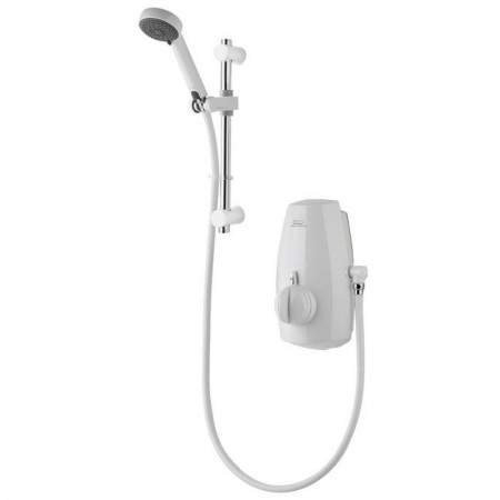 Aqualisa Aquastream Thermostatic Power Shower White Finish