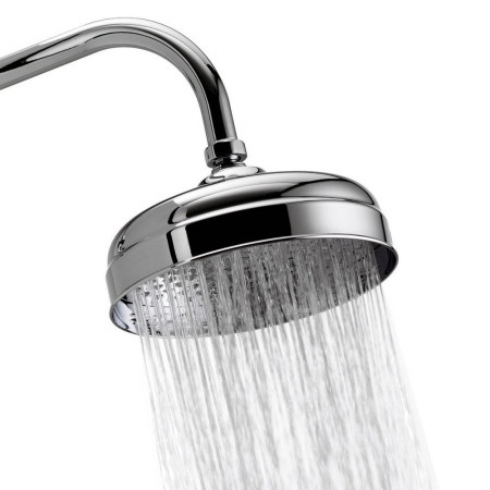 551.01 Aqualisa Aquatique 5 Inch Exposed Drencher Shower Head Spray Setting