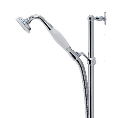 Aqualisa Aquatique Chrome Thermo Exposed Shower Valve with Adjustable Shower Kit Handset and Hose