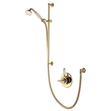 Aqualisa Aquatique Gold Thermo Concealed Shower Valve with Adjustable Shower Kit