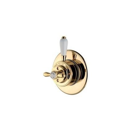 Aqualisa Aquatique Gold Thermo Concealed Shower Valve with Classic Fixed 5 inch head