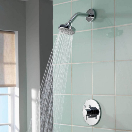 ASP001CF Aqualisa Aspire Concealed Shower with Fixed 105mm Harmony Head Lifestyle