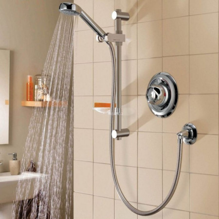 Aqualisa Colt Concealed Shower with adjustable 90mm Harmony head Lifestyle