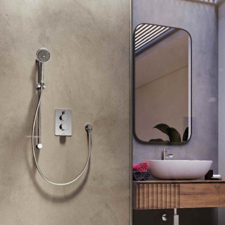 Aqualisa Dream Thermostatic Shower with Adjustable Head - Round Room Setting