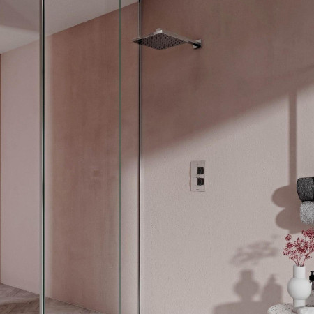 Aqualisa Dream Thermostatic Shower with Wall Fixed Head - Square Room Setting
