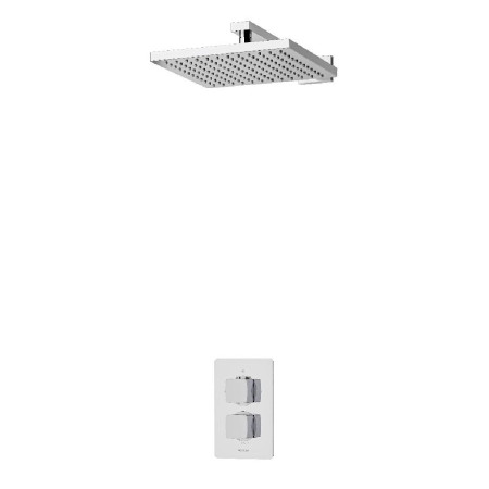 Aqualisa Dream Thermostatic Shower with Wall Fixed Head - Square