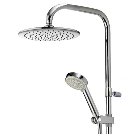 Aqualisa Midas 220 Mixer Shower with Fixed and Adjustable Heads Two Heads