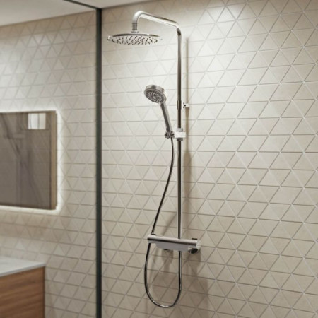 Aqualisa Midas 220 Mixer Shower with Fixed and Adjustable Heads Lifestyle