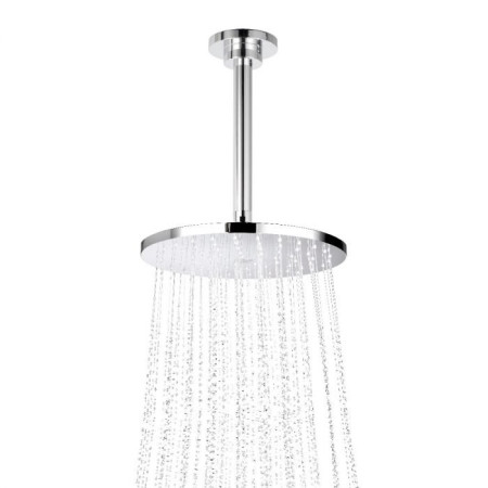 Aqualisa Optic Q Smart Shower Exposed with Adj and Ceiling Fixed Head - HP/Combi Drencher Arm Wet