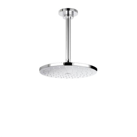 Aqualisa Optic Q Smart Shower Concealed with Adj and Ceiling Fixed Head - HP/Combi Drencher Arm