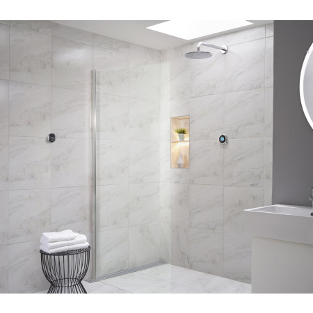 Aqualisa Optic Q Smart Shower Concealed with Fixed Head - HP/Combi Room Setting