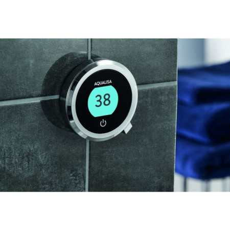 Aqualisa Optic Q Smart Shower Concealed with Adj Head - Gravity Pumped Optic Q Concealed Controller