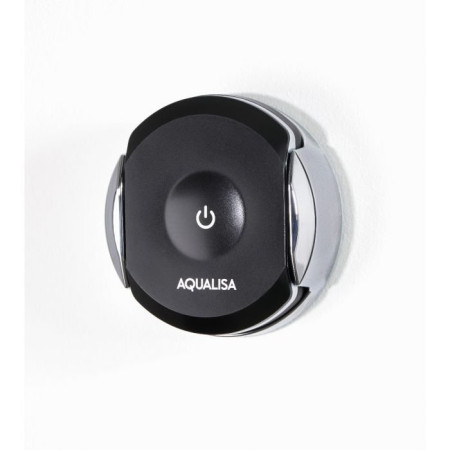 Aqualisa Optic Q Smart Shower Concealed with Adj Head and Bath Fill - Gravity Pumped Optic Q Optional Wireless Remote
