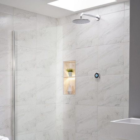 Aqualisa Optic Q Smart Shower Concealed with Fixed Head - HP/Combi room setting