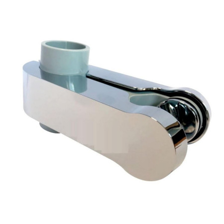 Aqualisa Pinch Grip Handset Holder 25mm Chrome/Grey