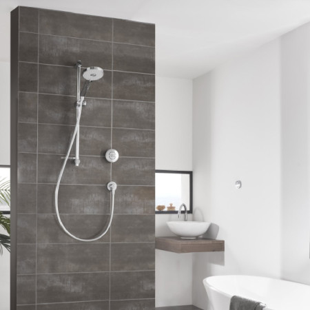 Aqualisa Unity Q Smart Shower Concealed with Adj Head - HP/Combi Room Setting