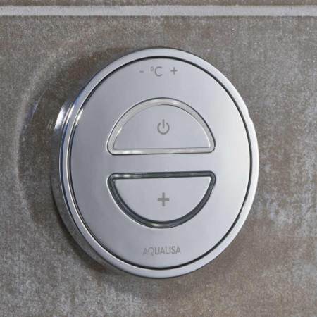 Aqualisa Unity Q Smart Shower Concealed with Adj Head - Gravity Pumped Controller Room Setting