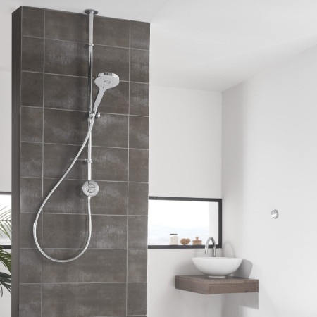 Aqualisa Unity Q Smart Shower Exposed with Adj Head - Gravity Pumped Room Setting