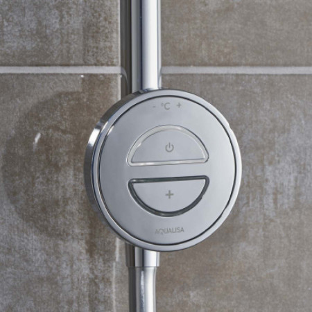 Aqualisa Unity Q Smart Shower Exposed with Adj Head - HP/Combi Controller