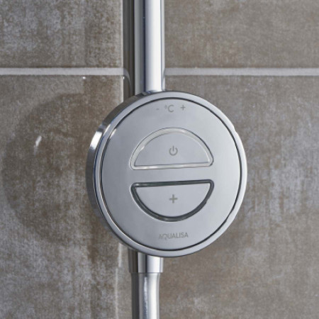 Aqualisa Unity Q Smart Shower Exposed with Adj Head - Gravity Pumped Controller