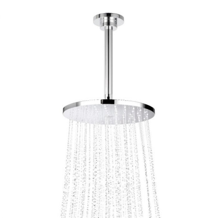 Aqualisa Unity Q Smart Shower Exposed with Adj and Ceiling Fixed Head - Gravity Pumped Ceiling Drencher