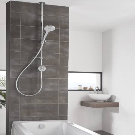 Aqualisa Unity Q Smart Shower Exposed with Bath Fill - HP/Combi Room Setting