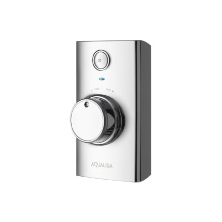 Aqualisa Visage Q Smart Shower Concealed with Adj Head - Gravity Pumped Controller