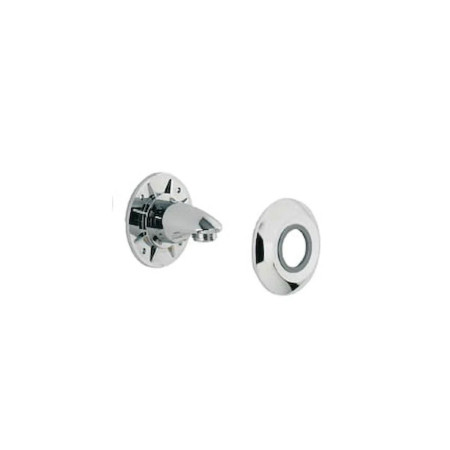 2 Aqualisa Wall Outlet Assembly WHT/CP (Spares)