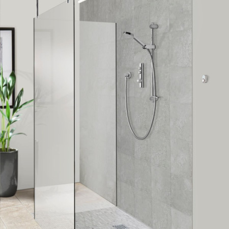 Aqualisa iSystem Smart Concealed Shower with Adjustable Head - HP/Combi Room Setting