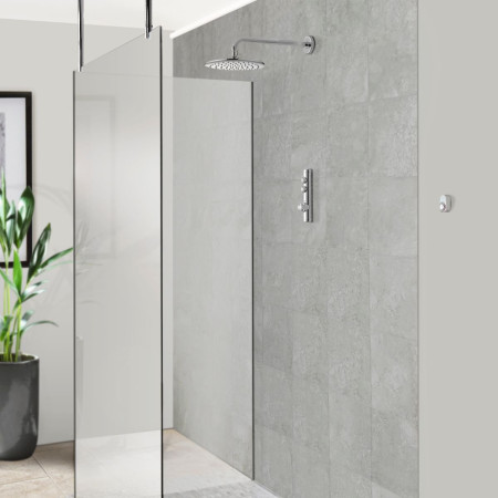 Aqualisa iSystem Smart Concealed Shower with Wall Fixed Head - HP/Combi Room Setting