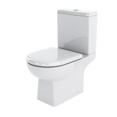 Asselby 4 Piece Bathroom Suite - Toilet & 600mm 1TH Basin with Pedestal