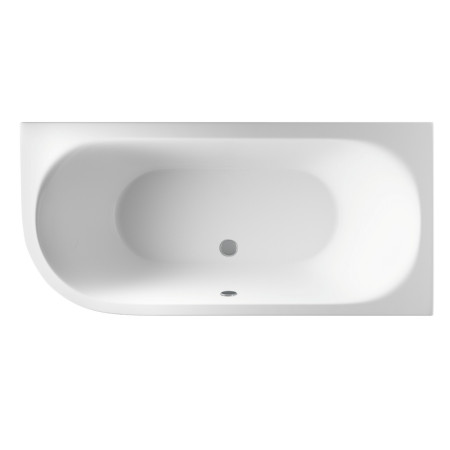 42.0056 Beaufort Biscay 1600 x 725mm Double Ended Curved Right Hand Bath