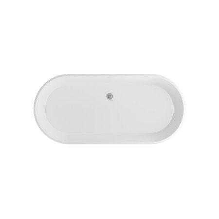 Beaufort Lambeth Gloss White Freestanding Bath Cut out design