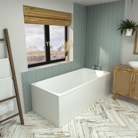 42.0068 Beaufort Malin 1675 x 700mm Single Ended Bath Lifestyle