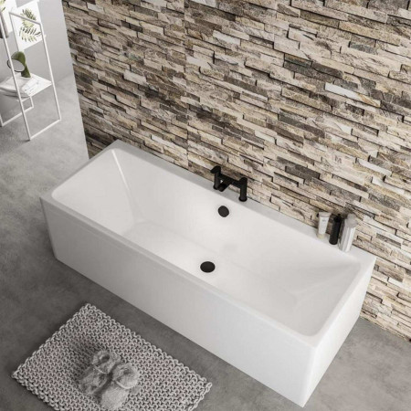 42.1078 Beauforté Malin 1700 x 800mm Double Ended Bath Lifestyle