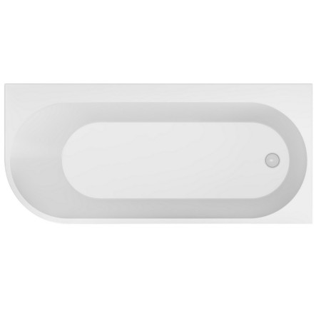 Beaufort Radcot 1650 x 750mm White Right Handed Freestanding Bath