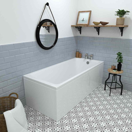Beaufort Rockall 1600 x 700mm Single Ended Bath Lifestyle