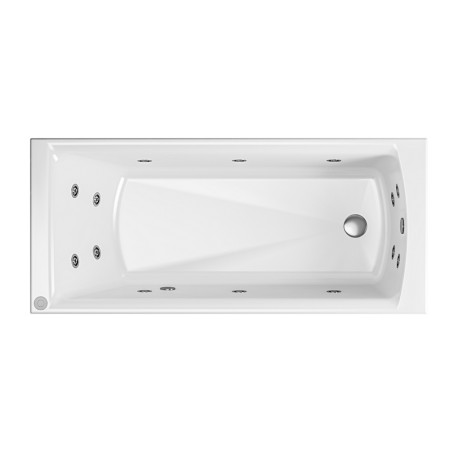 Beaufortè Rockall 1700 x 750mm 14 Jet Whirlpool Single Ended Bath