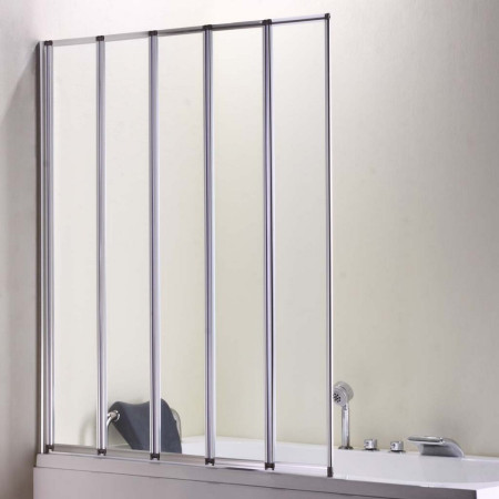 Beaufort Volente 1250mm Five Folding Bath Screen