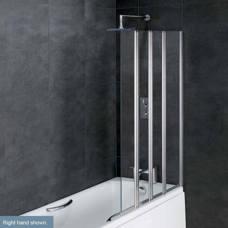 Beaufort Volente 1 Fixed & 3 Folding Right Hand 1000mm Bath Panel