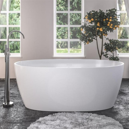 Beaufort Wandsworth 1495 x 725mm Gloss White Freestanding Bath