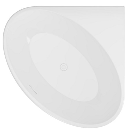 Beaufort Whitchurch 1270mm Gloss White Corner Freestanding Bath