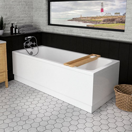 42.1251 Beauforté Portland 1650 x 700mm Single Ended Bath Lifestyle