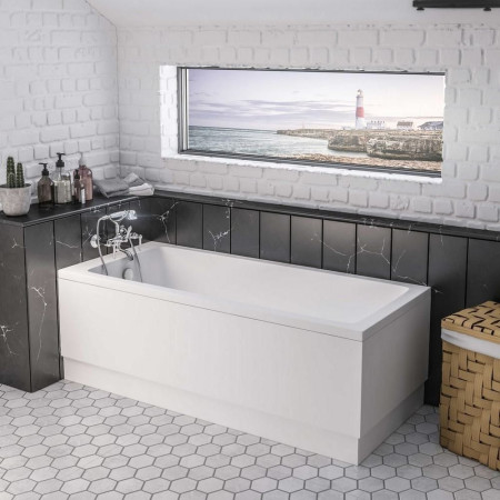 42.1016 Beauforté Portland 1700 x 700mm Single Ended Bath Lifestyle