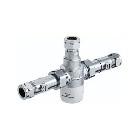 Bristan 15mm TMV3 Thermostatic Mixing Valve with Isolation